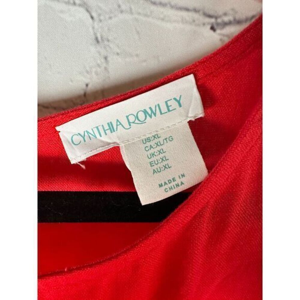 Cynthia Rowley Red Ruffle Dress - Picture 3 of 5